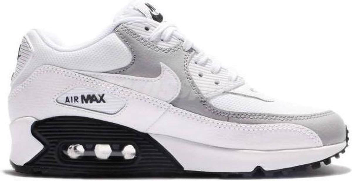 Nike Air Max 90 Sportschoenen - Maat 39 - Vrouwen - wit/grijs/zwart |  bol.com