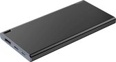 Baseus Universele Choc Powerbank 10.000mAh - Lichtgewicht Zwart Draagkoord