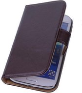 PU Leder Mocca Samsung Galaxy Note 3 Neo Book/Wallet Case/Cover Cover
