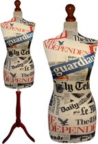 Daily paspop met donker bruine sparkling driepoot 40/42