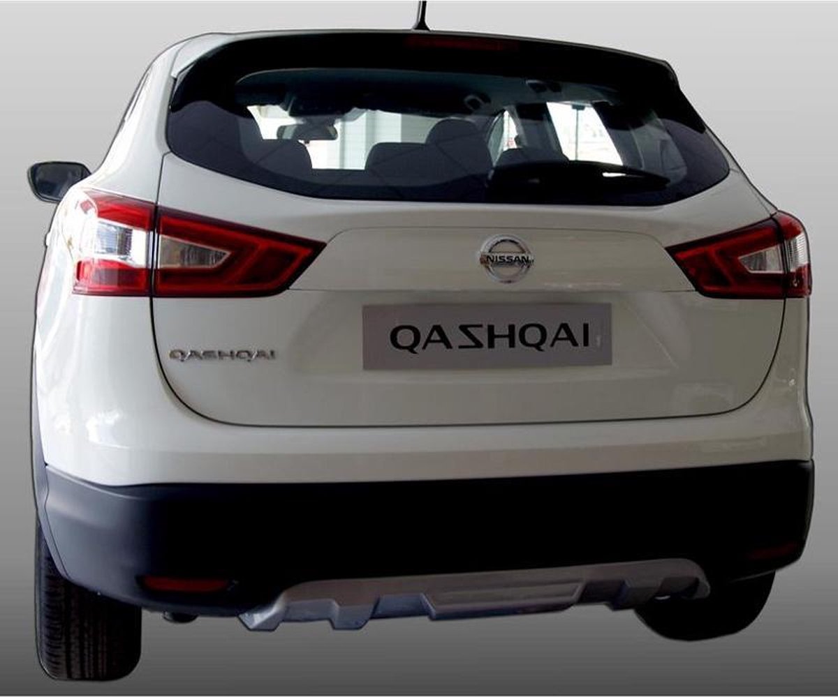 Motordrome Voor- & Achterbumper Skid Plate passend voor Nissan Qashqai 2014- (ABS Zilver)