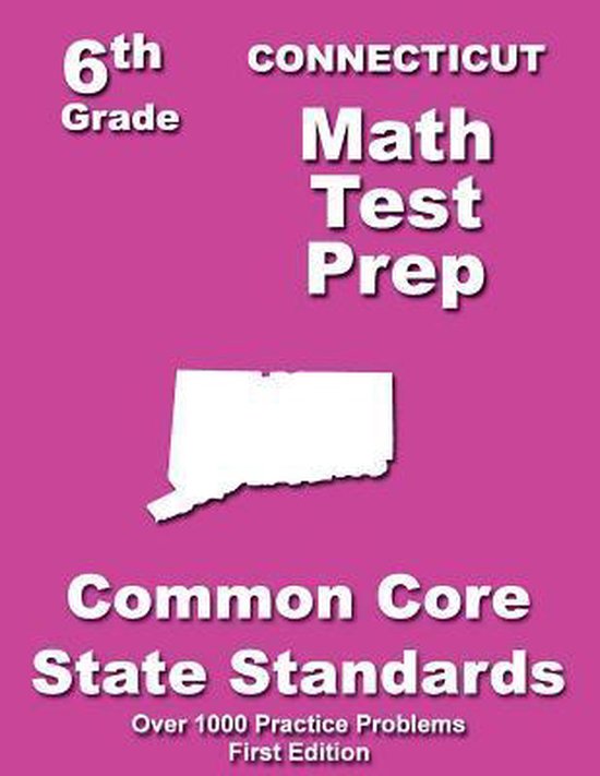 Connecticut 6th Grade Math Test Prep - cover