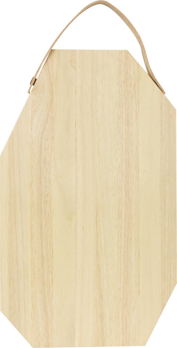 TAK Design Dippo Snijplank - Incl. Leer - Hout - 50 x 30 cm