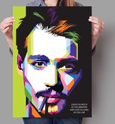 Poster WPAP Pop Art Johnny Depp