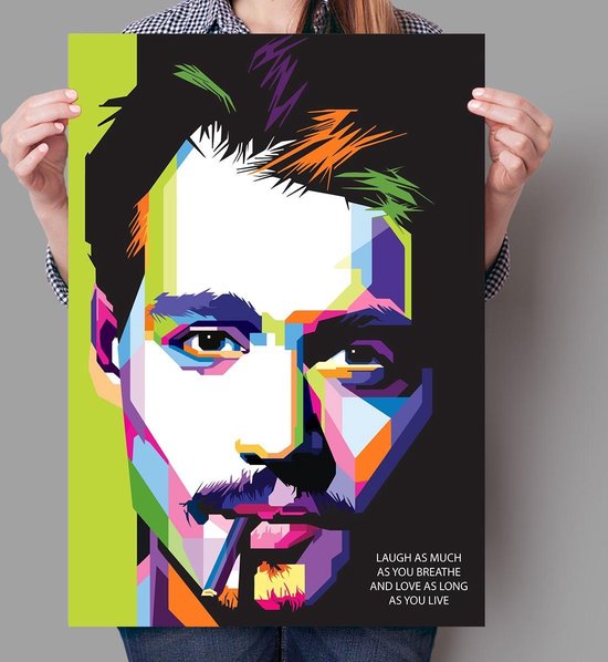 Affiche Pop Art Johnny Depp