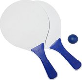 Beachball set - Blauw-Wit - 37.5x23.5cm - Strandbal tennis