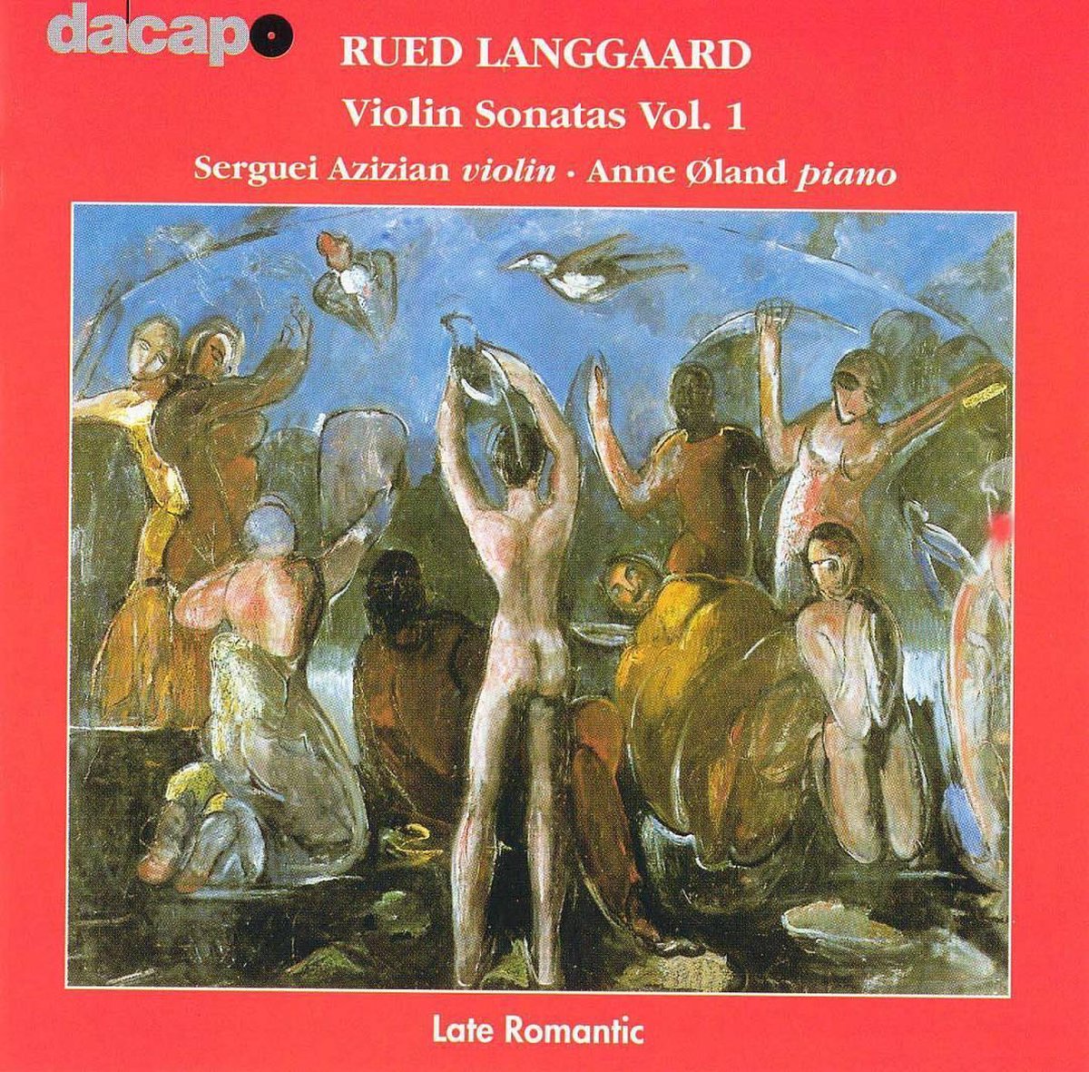 Rued Langgaard: Violin Sonatas Vol 1 / Azizian, Oland