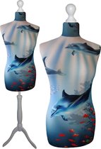Dolphin paspop met witte sparkling driepoot  32/34