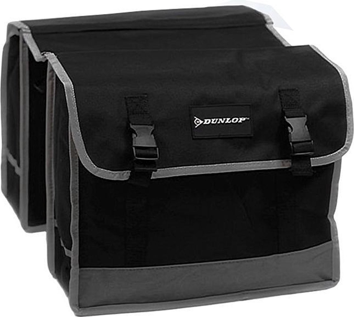 Dunlop - Dubbele Fietstas - Zwart - 26 l