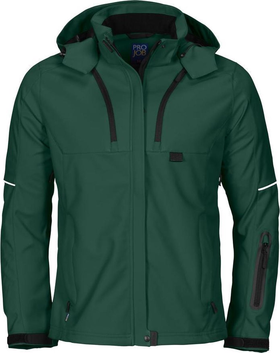 ProJob 3412 DAMES SOFTSHELL JAS 643412 - Woudgreen - S