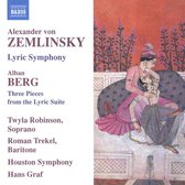 Houston Symphony Orchestra, Hans Graf - Zemlinsky: Lyric Symphony/Berg: 3 Pieces From The Lyric Suite (CD)