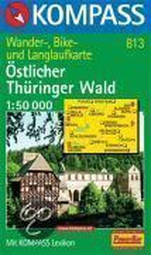 813: Ostlicher Thuringer Wald 1:50, 000 - cover