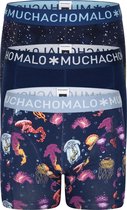 Muchachomalo - Heren - 3-pack Explore Boxershorts - Multicolor - S