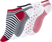 Vincent Creation ® damessokken / sneakersokken "Miss Sailor" - 4-pack - 35/38