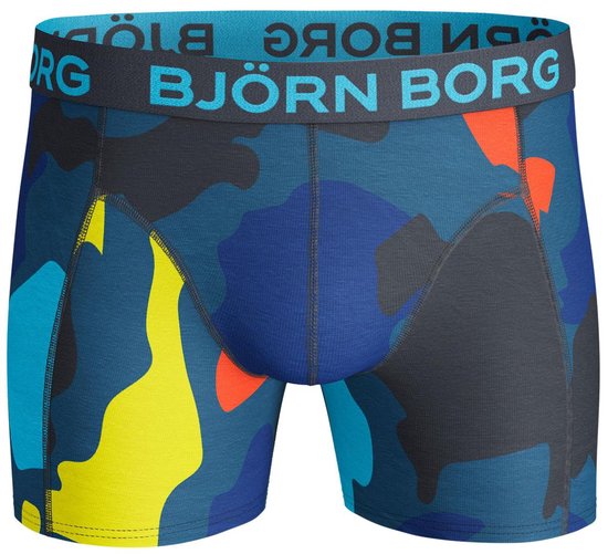 Bjorn Borg Boxershort - Maat L - Mannen - blauw/geel/oranje | bol.com