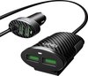 LDNIO - 12V  Auto Lader 4 Dubbele USB 2.1 A - Travel Charger - Reislader