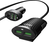 LDNIO - Chargeur de voiture 12V 4 Double USB 2.1 A - Chargeur de voyage - Chargeur de voyage