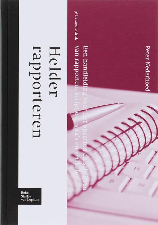 Helder rapporteren - cover