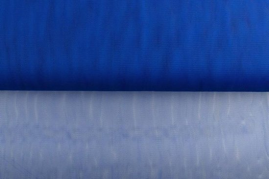 Herenhuis Wereldvenster Dierbare Tule stof - Cobalt blauw - 40 meter | bol.com