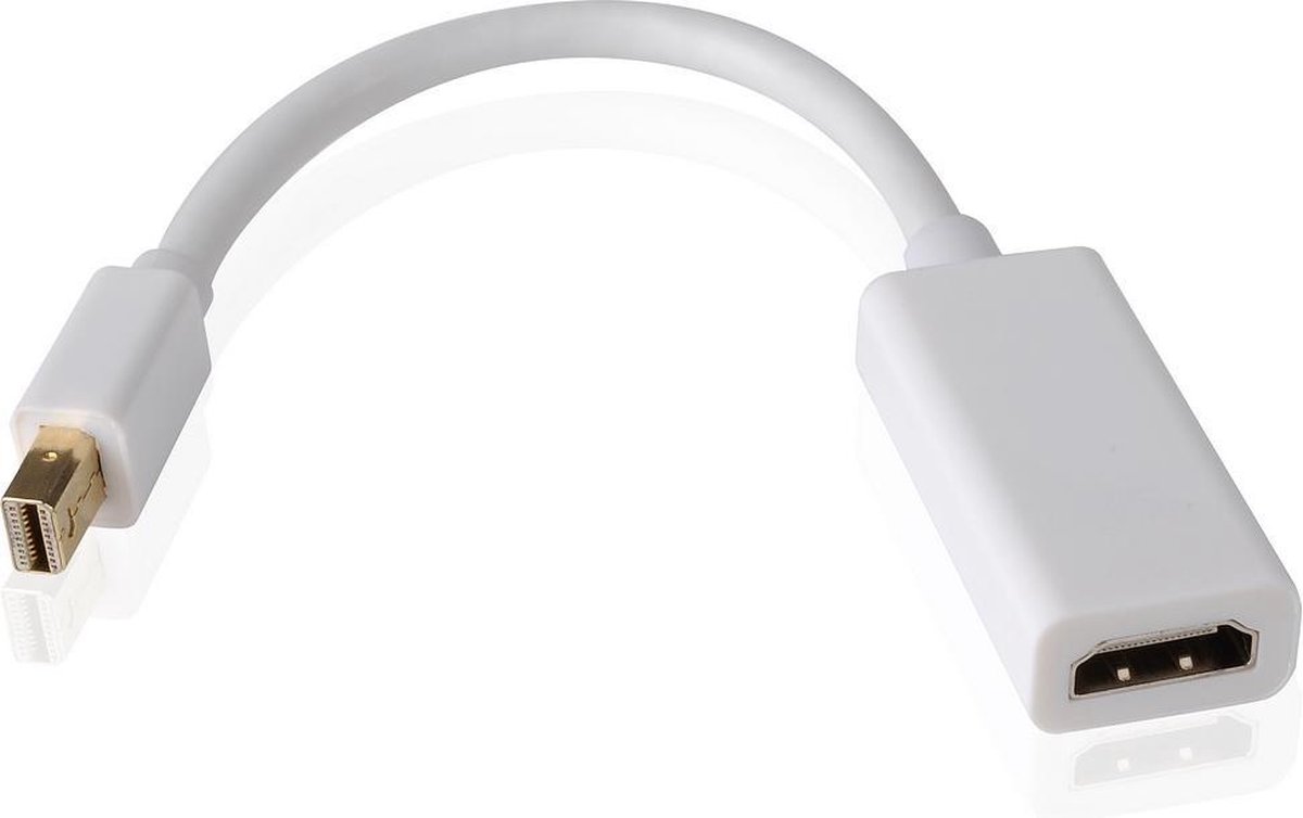Bol.com Mini displayport naar HDMI adapter - Universele Adapter - Wit aanbieding