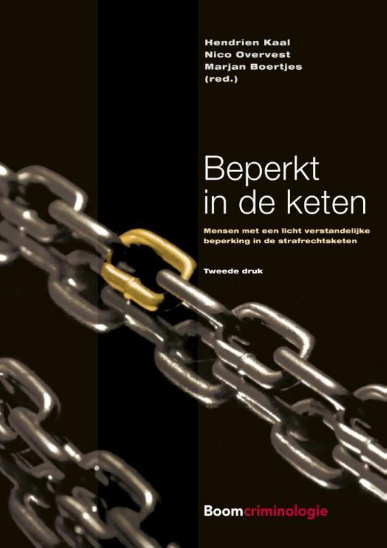 Boekcover met een zilverkleurige ketting, waarvan één schakel goudkleurig is.