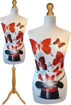 Magic paspop met licht bruine sparkling driepoot  44/46