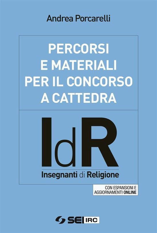 Percorsi e materiali per il concorso a cattedra IdR - cover
