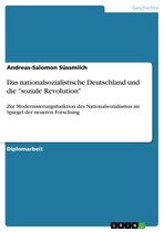 Boek cover Das nationalsozialistische Deutschland und die soziale Revolution van Andreas-Salomon Sussmilch