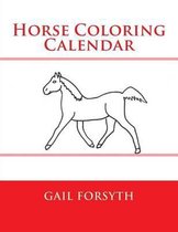 Horse Coloring Calendar