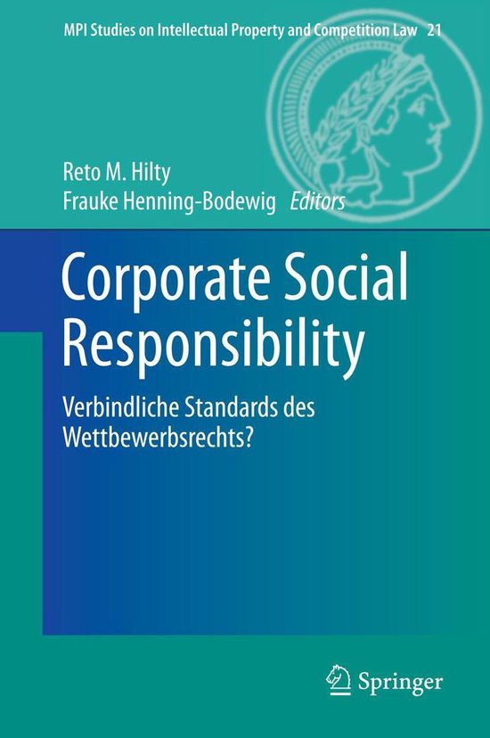 Humanities, Social Science (German Language) - Corporate Soc ... - cover