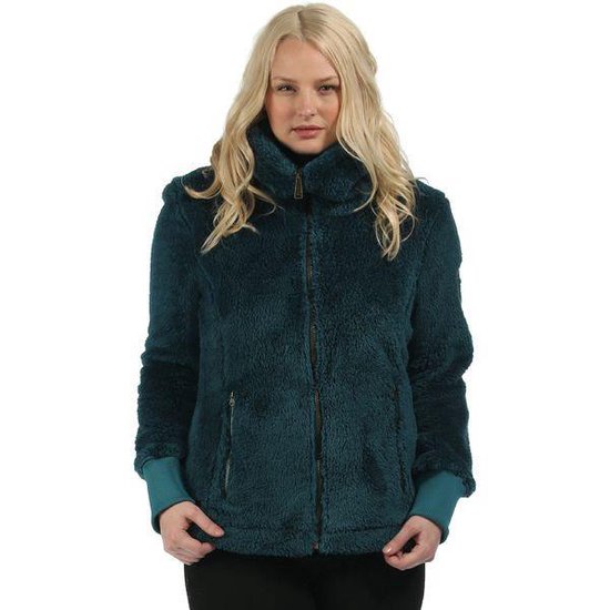 Regatta Halina Fleece Outdoorjas Dames Groen bol