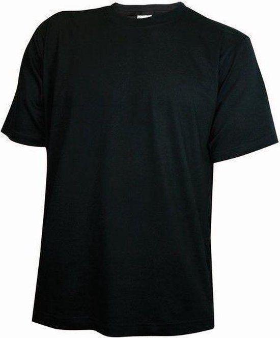 Benza T-shirt - Zwart onbedrukt, blanco, neutrale basic T-shirt - Maat XXXL  (3x XL) | bol.com