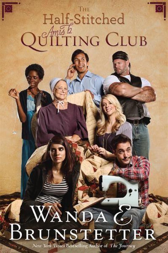 The Half-Stitched Amish Quilting Club - cover