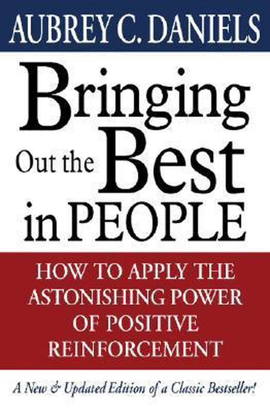 Boekcover van "Bringing Out the Best in PEOPLE" door Aubrey C. Daniels.