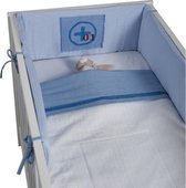 Coming Kids Cross Blauw laken 80 x 100