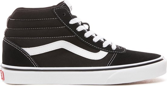 Vans Ward Hi Dames Sneakers - (Suede/Canvas)Black/White - Maat 38.5 |  Bestel nu!