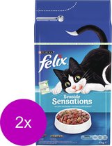 Felix Vis Sensations - Nourriture pour chat - 2 x 4 kg