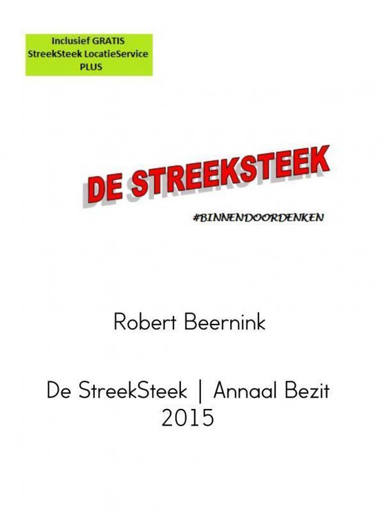 De StreekSteek Annaal Bezit 2015 - cover