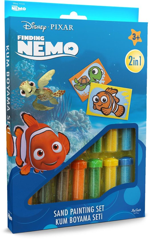 Disney · PIXAR Finding Nemo - Nemo & Squirt ǀ 2in1 Sand Painting Art Set