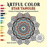 Artful Color Star Tangles