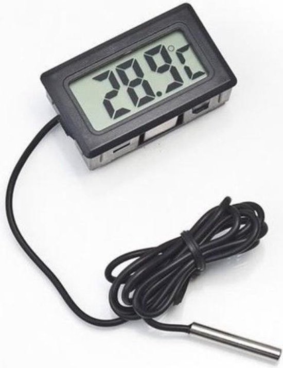 Digitale koelkast vriezer thermometer - temperatuur - digitale thermometer -... | bol.com