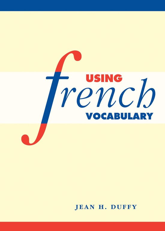 Using French Vocabulary - cover