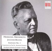 Brahms: Symphony no 1, Haydn Variations / Abendroth, et al
