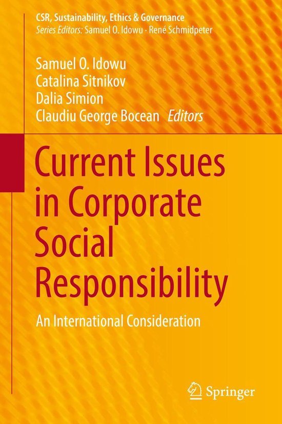 Business and Management (R0) - Current Issues in Corporate S ... - cover