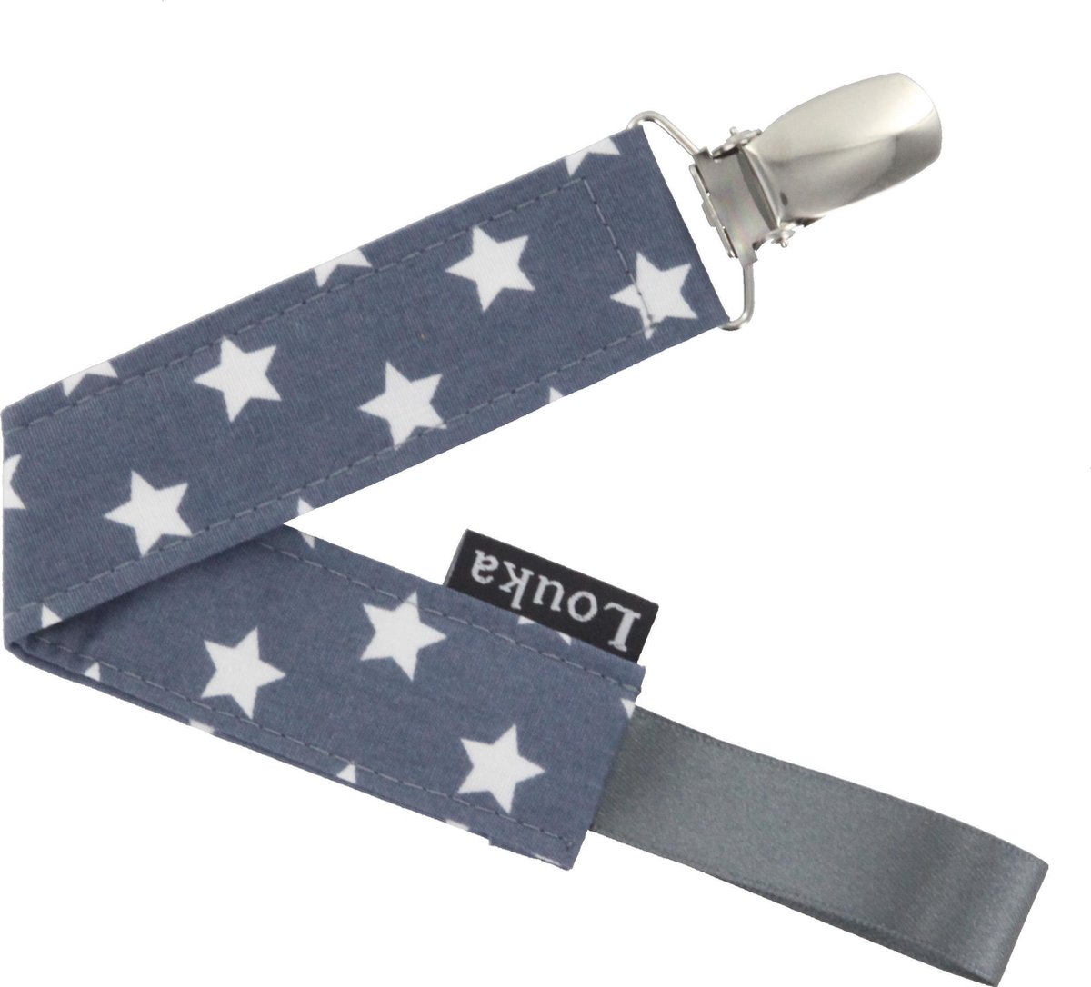 Goedkoopste Louka speenkoord donkergrijs met witte ster