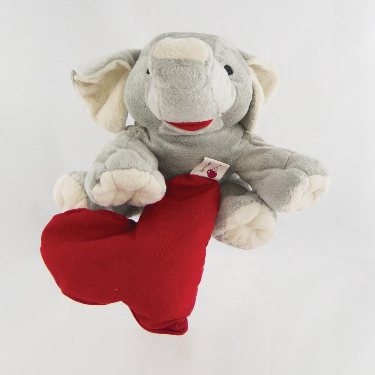 Goedkoopste Cherry Belly® Knuffel Olifant Kersenpitkussen - Wasbaar - Pittenzak - Pittenzak Magnetron - The ONLY Original