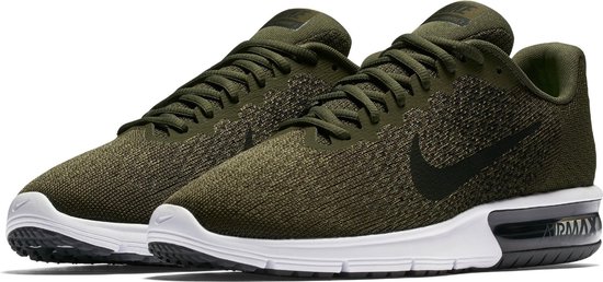 Sherlock Holmes In dienst nemen hoogte Nike Air Max Sequent 2 Sneakers - Maat 42.5 - Mannen - army groen | bol.com