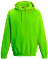 Fel groene hoodie hotsell