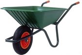 Kruiwagen 90 liter, kunststof bak gedemonteerd