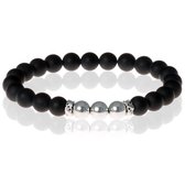 Kralen armband Memphis Agaat Zilverkleurig Beads